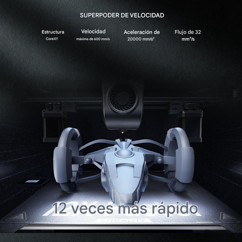 Impresora 3d Creality K1 Max Con Monitoreo Inteligente De Ia