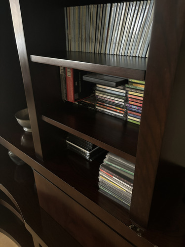 Mueble Missura Organizador Biblioteca Estante Madera Marrón Marrón Oscuro (Usado)