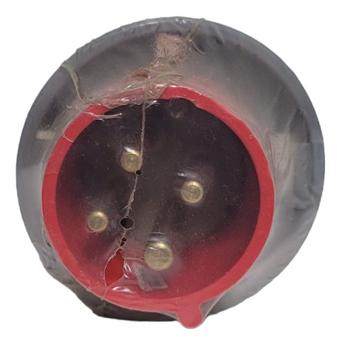 Plug Macho Poliamida 6.6 3p+t 32a 380/440v Vermelho Ip67 Ste
