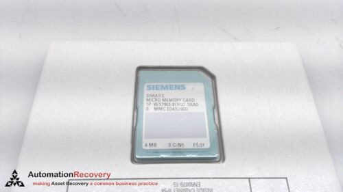Siemens 6es7953-8lm32-0aa0, Simatic S7 Micro Memory Card Ccf