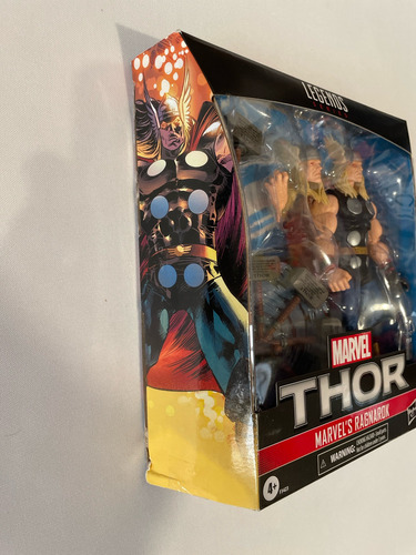 Thor Ragnarok Marvel Legends Deluxe Mjolnir Efecto Giratorio (Usado)