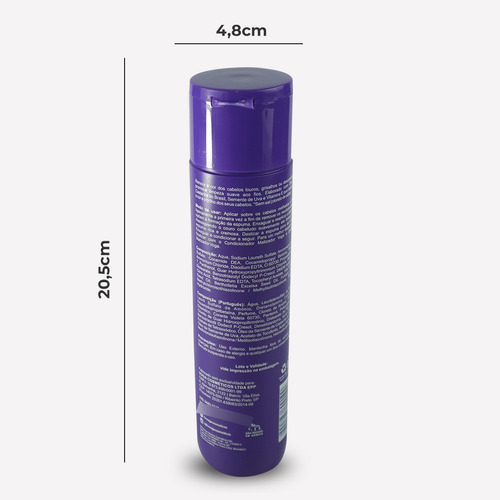 Kit Shampoo Condicionador Matizador Voga Max Care Blond