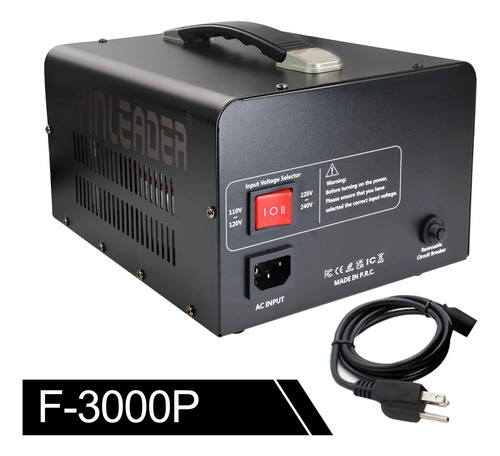 Transformador Convertidor De Tensión Yinleader 3000w 110v/22