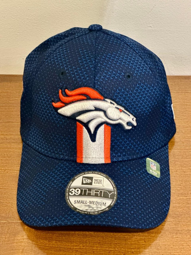 Gorra New Era 39thirhty Denver Broncos Azul S/m Bordado