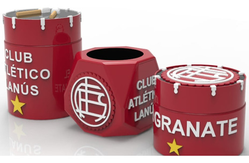 Set Equipo Matero Futbol Lanus Mate Impresion 3d