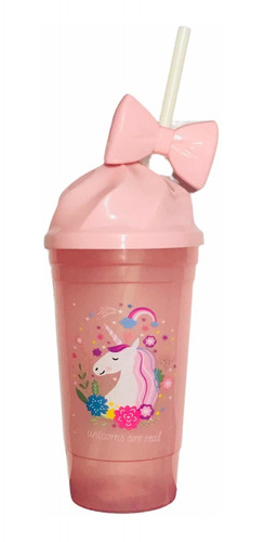 Vaso Unicornio Con Bombilla 500 Ml