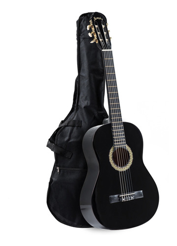 Imagen 1 de 5 de Guitarra Clásica Memphis 851 Negro Con Funda