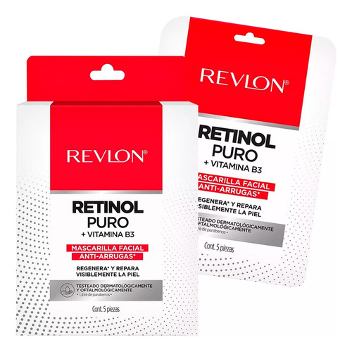 Mascarilla Facial Revlon Con Retinol Puro