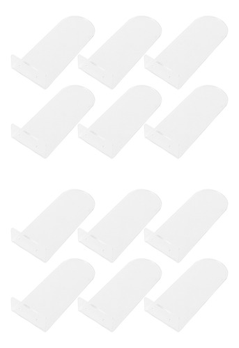 Paquete De 12 Estantes Flotantes Para Zapatos Crystally, Acr