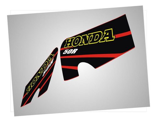 Calco Honda Xr 50r / Cachas Laterales Del Tanque X 2