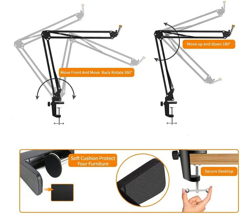 Quadcast Boom Arm - Brazo Para Micrófono De Juegos ...