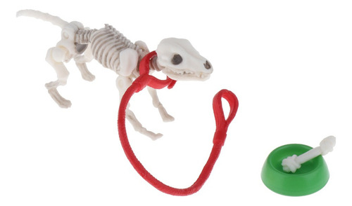 A Casa De Muñecas Miniatura Perro Esqueleto Mini Figuras De