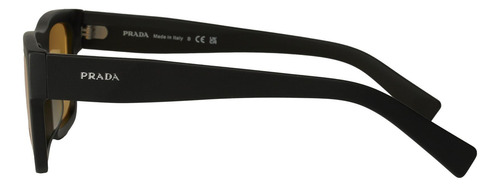 Prada Spr 19ws 1bo-0b7 Square Shape Black Matte Ambar (Usado)
