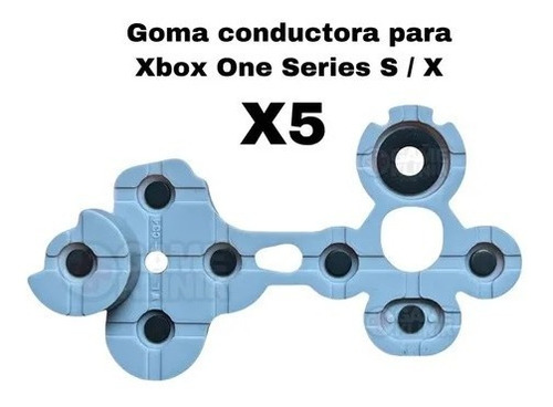 5 X Goma Conductora Membrana Control Xbox One Series S / X 