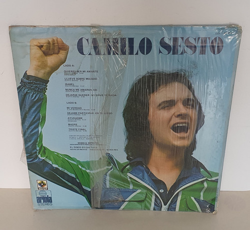 Lp Camilo Sesto, Quieres Ser Mi Amante (Usado)