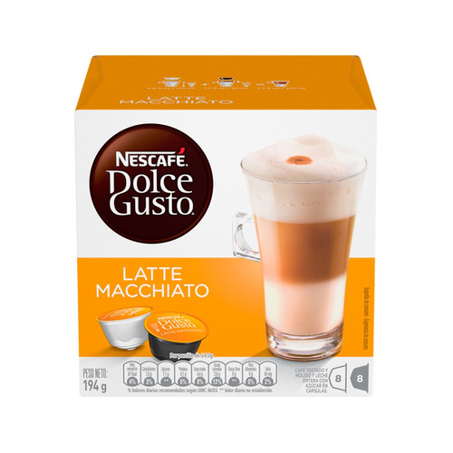 Imagen 1 de 1 de Café late macchiato en cápsula Nescafé Dolce Gusto 16 u