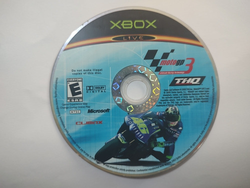 Moto Gp 3 Ultimate Racing Technology Xbox Clásico Original F