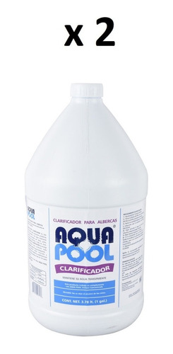 Clarificador Líquido Aqua Pool Para Albercas [2 Galones]