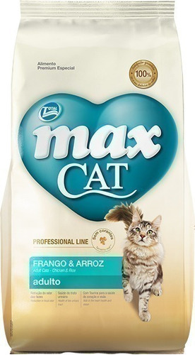 Max Cat Adulto Pollo Y Arroz - 3 Kg