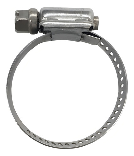 Pct 10 Abraçadeira Aço Inox Flexil Suprens 25x38 1 1/2 Cor Prateado