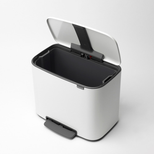 Cesto Brabantia Bo 36 Litros Blanco A Pedal Silencioso