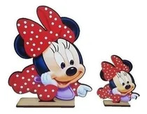 Comprar Centro De Mesa Economico X10u Minnie Bebe Acostada Roja