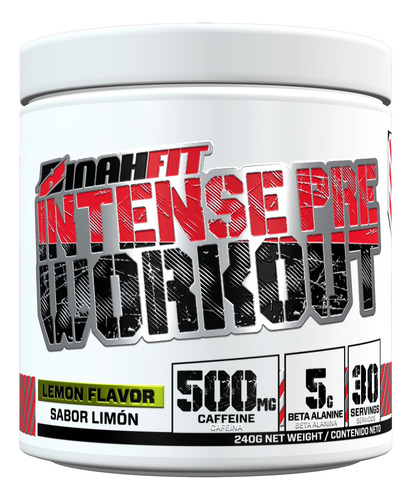 Pre Entreno Intense 240g 30 Servicios - Binahfit