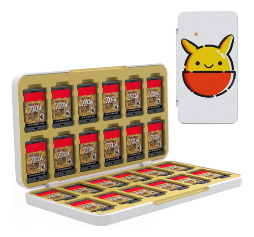 Timovo Estuche Para 16 Tarjetas De Juego Para Nintendo Lite,