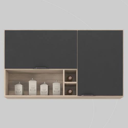 Armario de aire Firenze con 2 puertas, 120 cm, Avena Afwt Niche