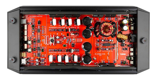 Amplificador Ds18 Gen-x1200.1 Color Negro con rojo
