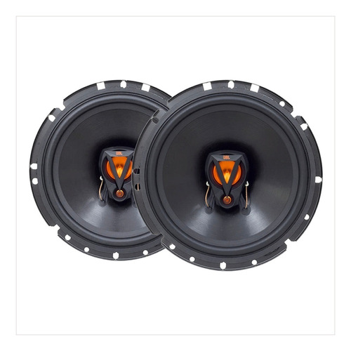 Parlante Tipo Triaxial Jbl 6trfx50 Para Auto/camioneta Color Negro De 4 165mm X 165mm X 6.5   X 2 Unidades 