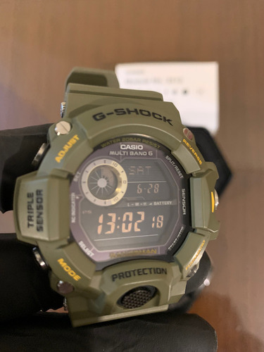 Relógio Casio G-shock Rangeman Gw-9400 Military !! Raro! Verde Militar Verde Preto (Usado)