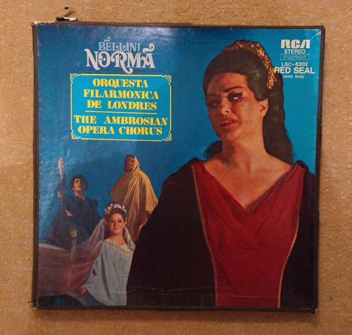 Discos Vinilo Bellini Norma Orquesta Filarmónica De Londres