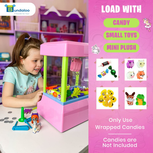 Máquina De Juego De Garra Bundaloo Modelo Unicornio Color