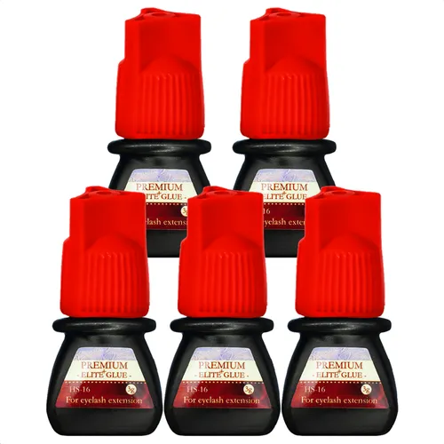 comprar Cola Elite Hs16 3ml Kit 5 Unidades Extensao Cilios Fio Fio