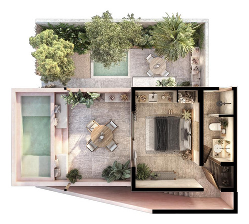 Casa En Venta De 3 Recàmaras Con Lock Off En Tulum (1087)