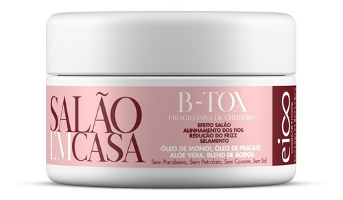 Imagem 2 de 2 de Eico Salão Em Casa B-tox 100g