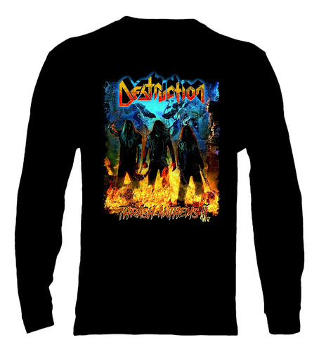 Polera Manga Larga Destruction - Ver 09 - Thrash Anthems