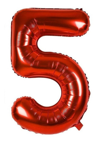 4 Globos En Colores De Números Para Helio, Jumbo 40 Pulgadas
