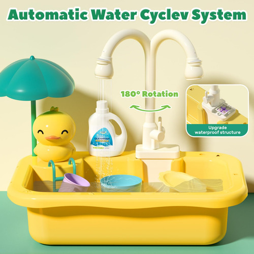 Fregadero De Juego Con Agua Corriente, Juguetes For