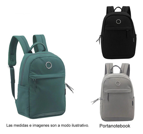 Mochila Portanotebook Amayra Mujer Cod 2617 Negro