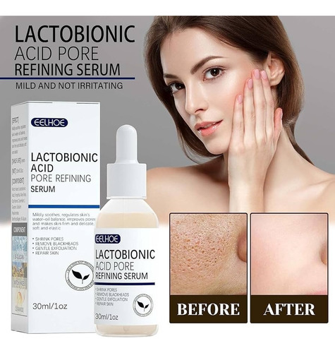 Ee Serum Acido Lactobionico Reductor Y Cierre De Poros Momento De Aplicación Noche Tipo De Piel Mixta