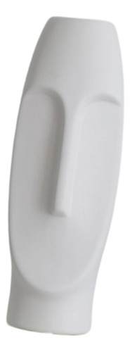 Vaso De Rosto Porcelana Vaso De Flores Peças Branco Eu