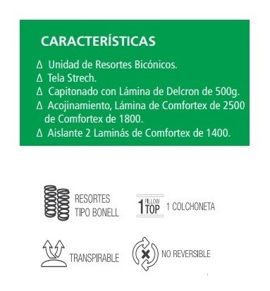 Colchon Vito Queen Size Gris Këssa Muebles