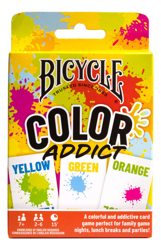 Juego De Cartas Familiares Adictos Al Color Hasta 6 Jugadore