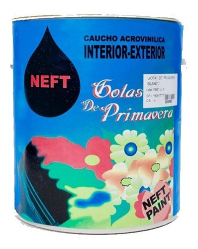 Pintura Caucho Gotas De Primavera Galón - Neft