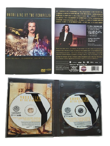Yanni Live At The Acropolis Dvd Cd Original Musica Nueva Era