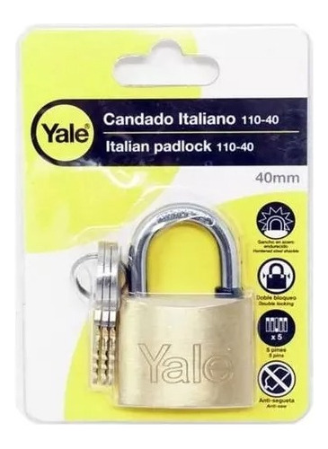 Candado De Seguridad Marca Yale 
