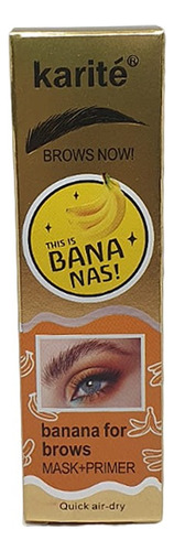 Primer Y Mascara Fijador Para Cejas This Is Banana By Karite Color Transparente