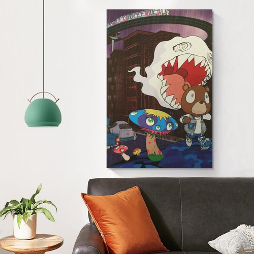 Kanye West X Murakami 'graduation' Album Cover Canvas
